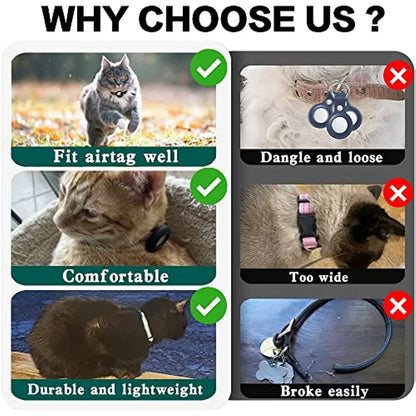 Kattenhalsband | Reflecterend & Belletje | Luchtlabelhouder | Verstelbaar