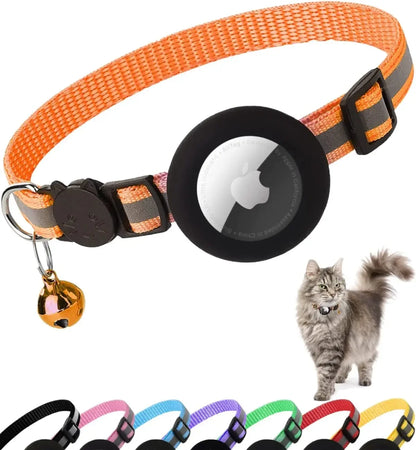 Kattenhalsband | Reflecterend & Belletje | Luchtlabelhouder | Verstelbaar