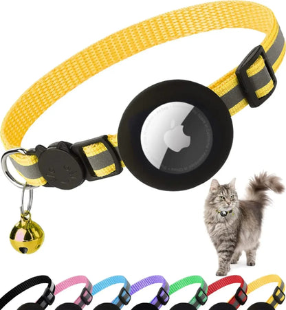 Kattenhalsband | Reflecterend & Belletje | Luchtlabelhouder | Verstelbaar