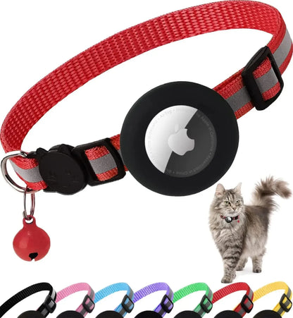 Kattenhalsband | Reflecterend & Belletje | Luchtlabelhouder | Verstelbaar