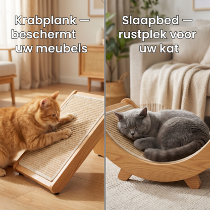Katten krabplank | Duurzaam Sisal | Beschermt je meubels