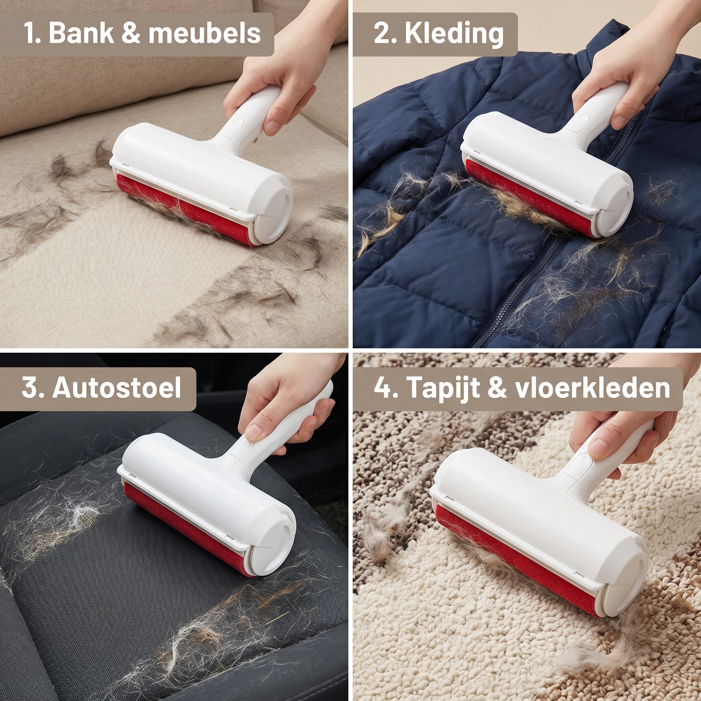 Herbruikbare Pluisroller | Dierenharen van Bank & Kleding | Zelfreinigend