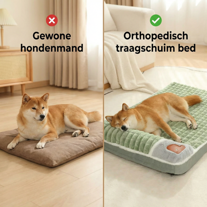 Orthopedisch Hondenbed | Traagschuim | Machinewasbaar | Alle Maten & Kleuren