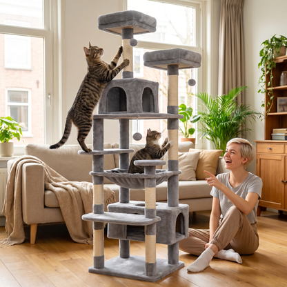 Grote Kattentoren | Sisal | Hangmat & Huisjes | 3 Maten