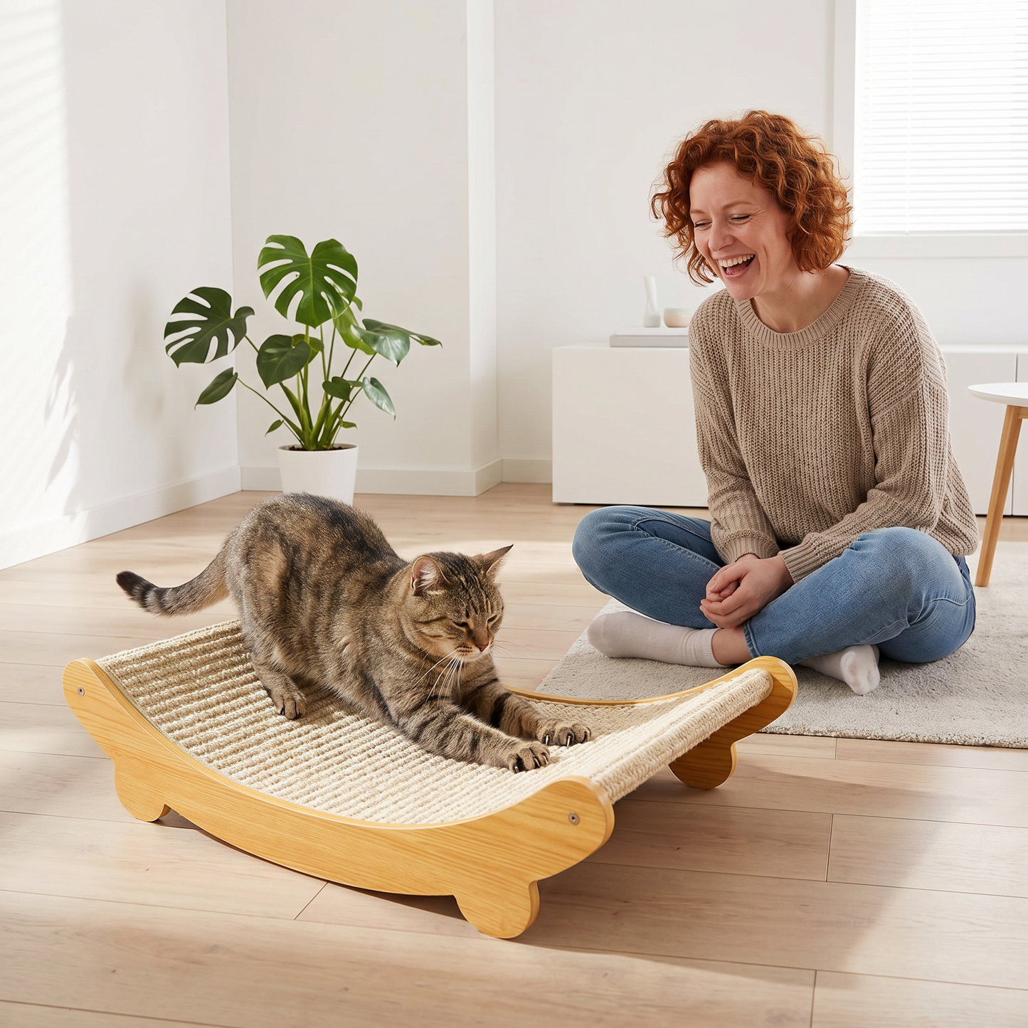 Katten krabplank | Duurzaam Sisal | Beschermt je meubels