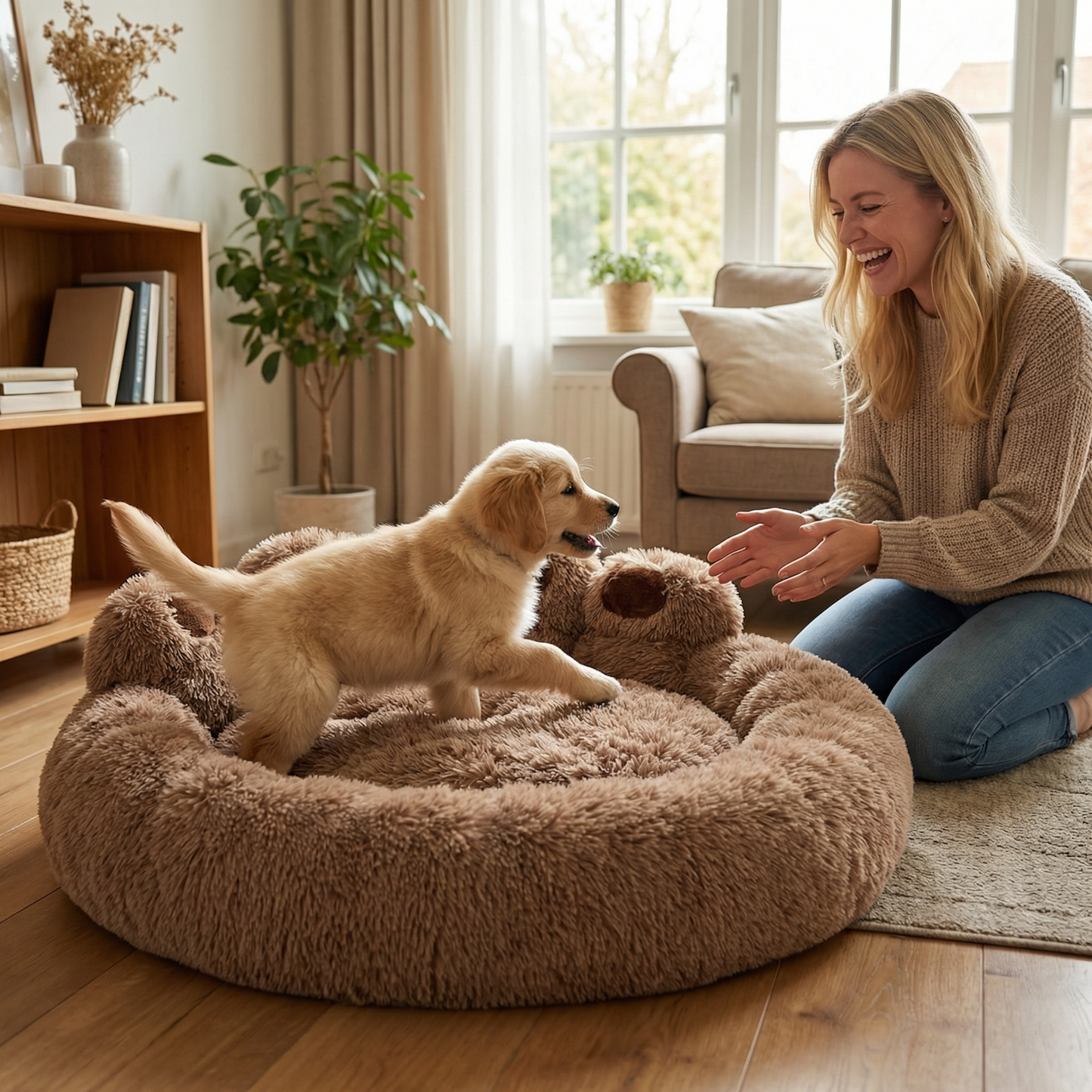 Pluche Hondenmand | Warm & Zacht | Kennel & Bank | S-XL