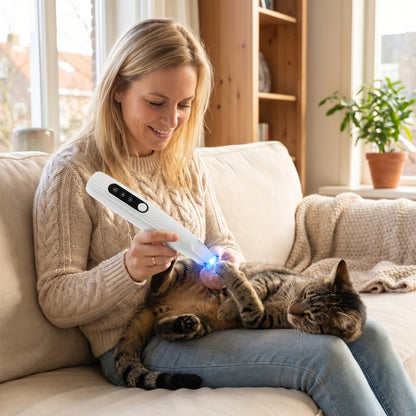 Poottrimmer Hond & Kat | LED-Verlichting | Keramisch Mes | Draadloos & Waterdicht